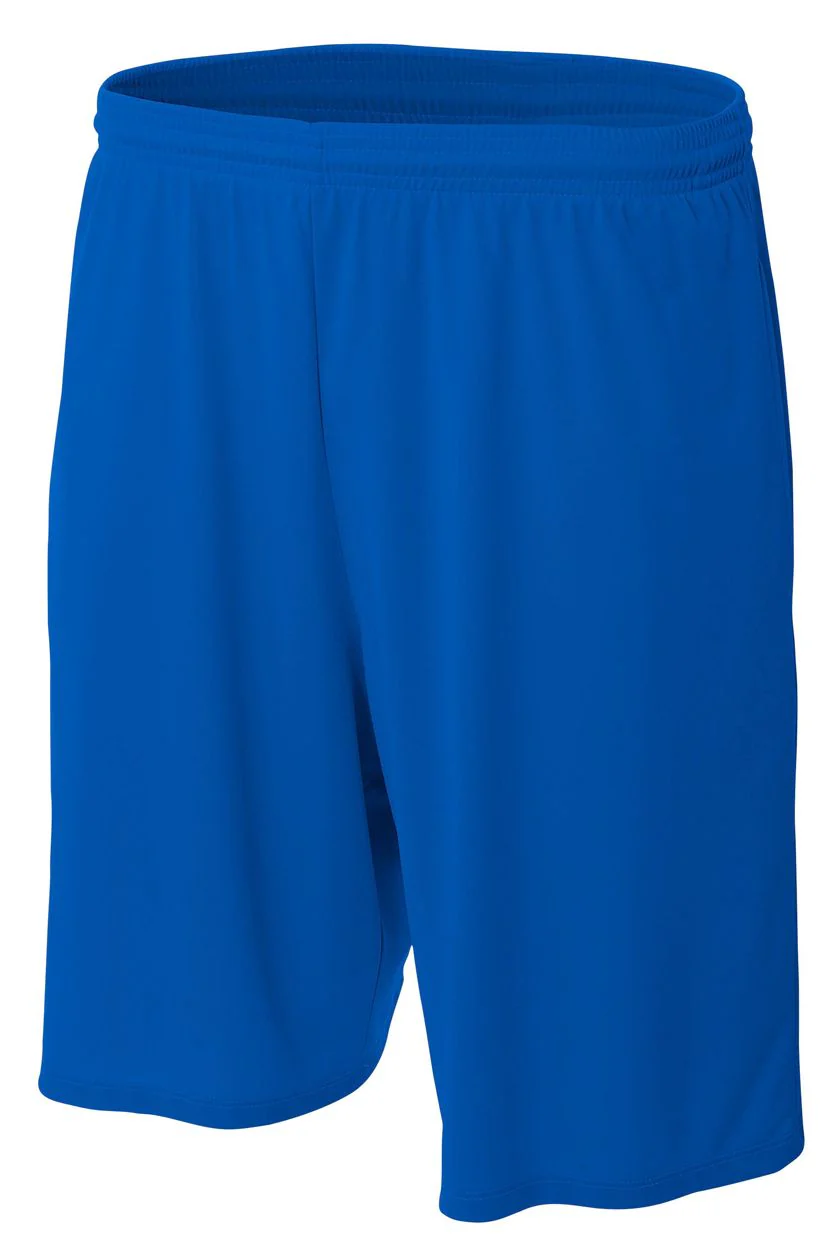 A4 Sublimation 9" MOISTURE MANAGEMENT SHORT WITH SIDE POCKETS N5338 - Image 3